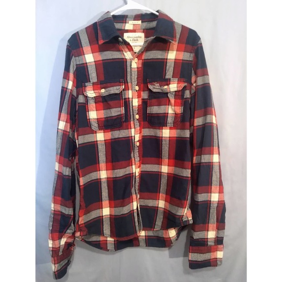 Abercrombie & Fitch Other - Abercrombie & Fitch Muscle Plaid Button-up Shirt